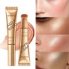 BARVENA Liquid Highlighter Wand，Liquid Highlighter Makeup Wand For Luminous, Glowing