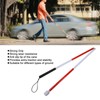 Blind Guide Cane Aluminum Alloy Portable Folding Walking Stick for