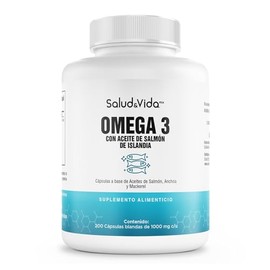 Omega-3 De Aceite De Salmón Islandés  2000mg Por Porción (2 Caps), 360mg EPA, 240mg DHA  100 Natural  200 Cápsulas blandas  SV - Sin Excipientes, Sin 