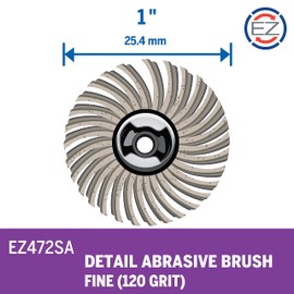 Dremel EZ472SA 120-Grit Detail Medium Abrasive Brush