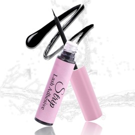 Lash Glue for DIY Strip Eyelash: Wendy, Supply to Use at Home, Wand, Effectively, Low Irritation, DJ09, L6, Black, 5ml