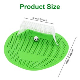 Pack of 6 Urinal Sieves with Fragrance, Urinal Sieve with Funny Football Goal, Splash Guard and Odour Protection, Urinal Insert for Bathroom Office, Stadiums, Internet Cafes, Hotels etc