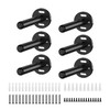 6pcs Floating Shelf Bracket Heavy Duty Shelving Mounting Brackets Hidden