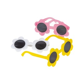 Fun Express Kids’ Flower-Shaped Sunglasses – 12 Pieces