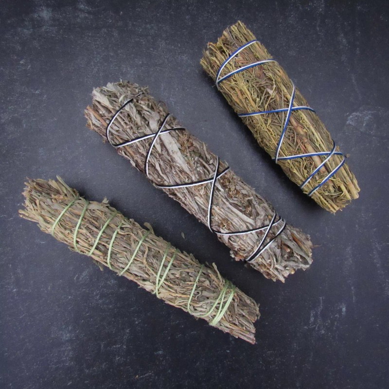 Mystical Herb Bundle Trio 4" Mountain Sage, Black Sage, Desert