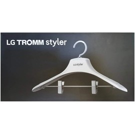 LG Styler Clothes Shirts Suit Hanger Holder with Non-Slip Pad, Stainless Steel Clips and Hooks
