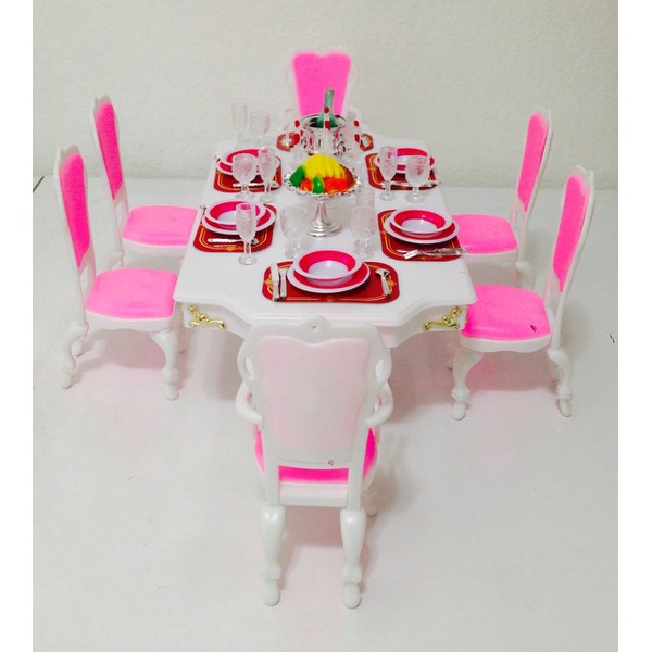 My Fancy Life Dollhouse Furniture Grand Dining Room Play Set