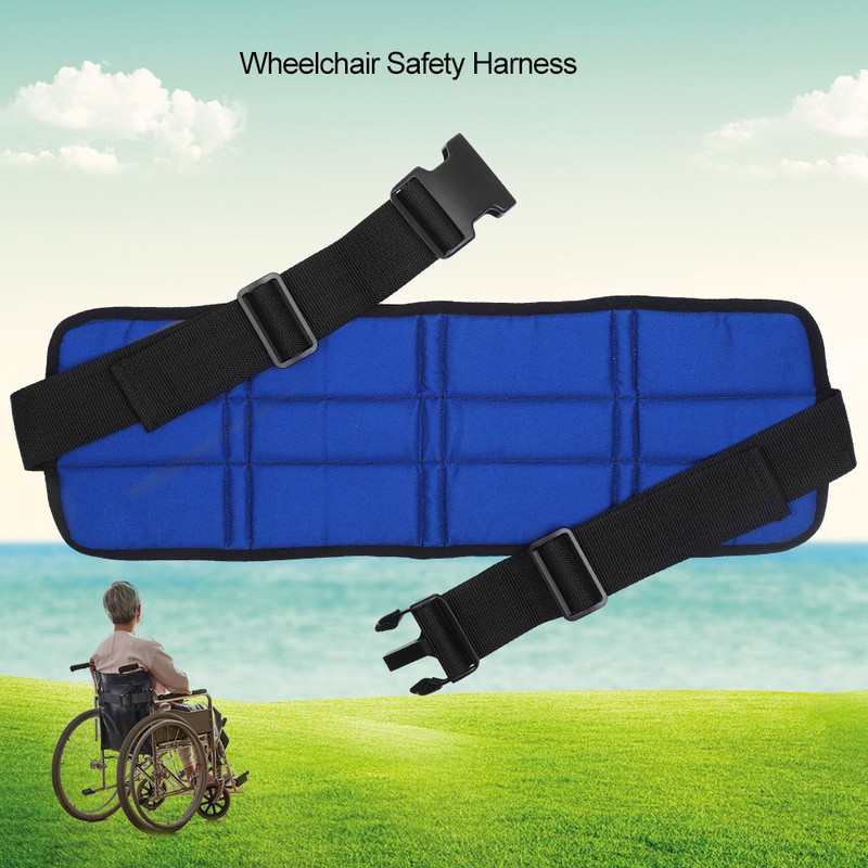 Breathable Adjustable Wheelchair Seat Belt Cushion Safety Harness Straps for