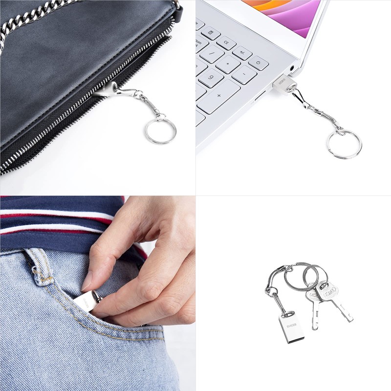 USB Stick 64 GB, Mini Memory Stick 64 GB USB