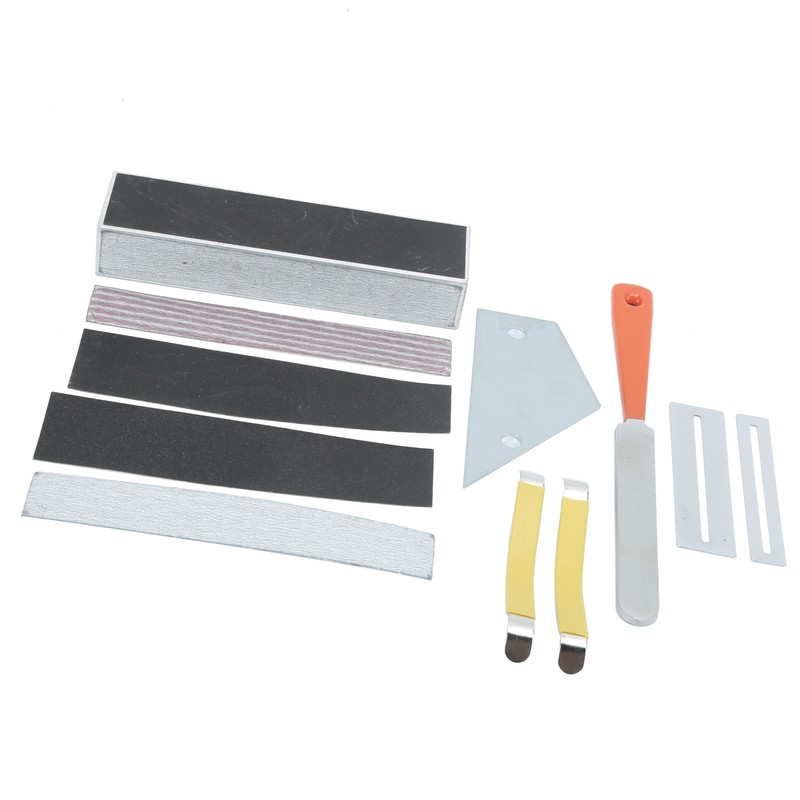 Guitar Leveling Tool Set File Leveler Beam Sandpaper Fingerboard Care