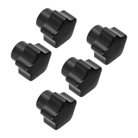 CoCud Star Knob, 25mm Diameter M5, Plastic Head Female Clamping Handle Screw-On Thread Knob Grip - (Applications: for Mechanical Equipment), 5-Pieces