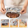 Cubiertas aluminio reutilizables para alimentos (50)