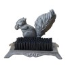 Midwest Craft House Cast Iron Boot Scraper Brush Brown Squirrel