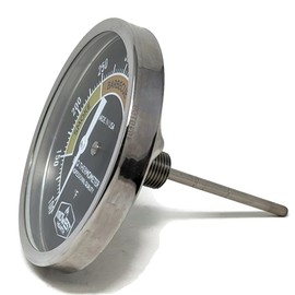 Midwest Hearth 5" Smoker Thermometer (Black Dial)