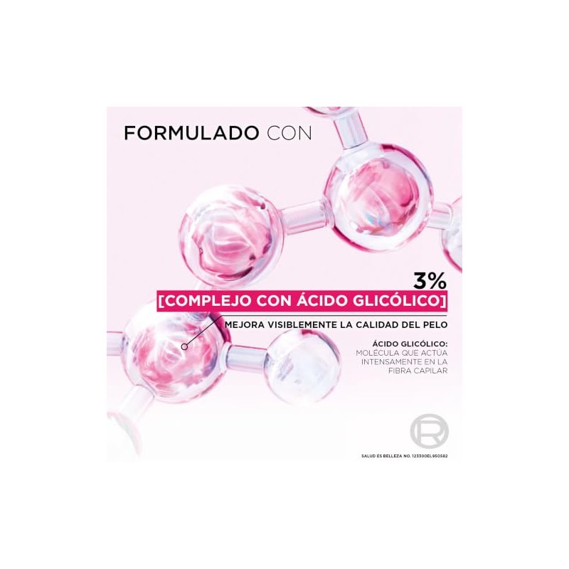 LOral Paris Elvive Glycolic Gloss Shampoo Pump 1L con cido
