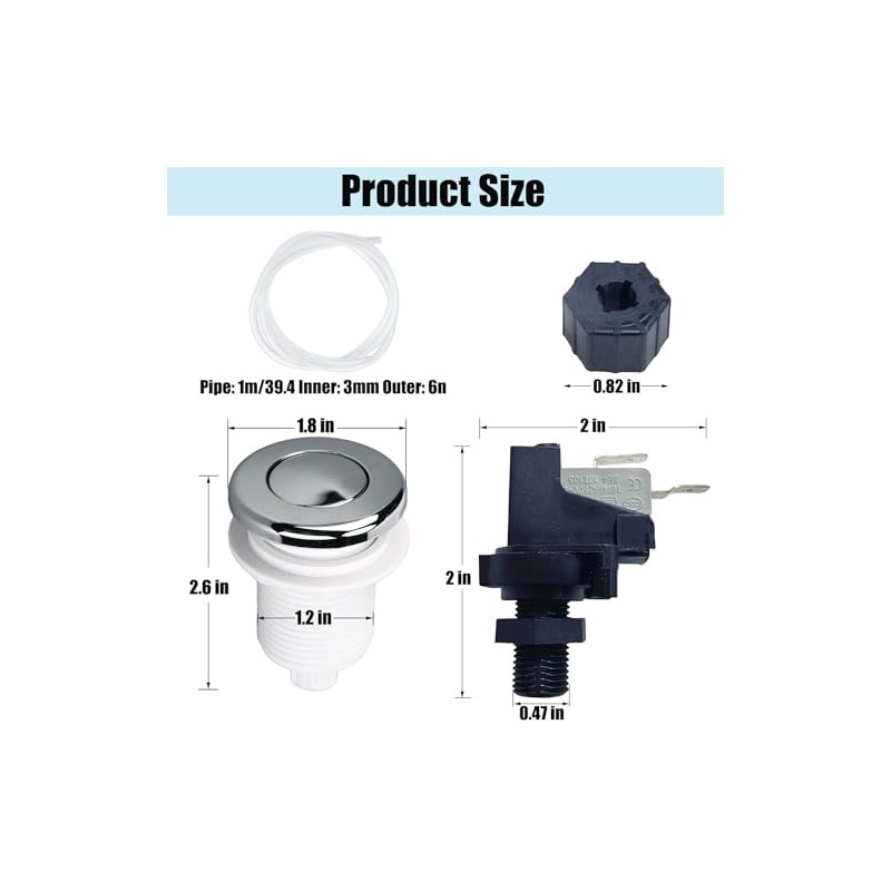 Hot Tub Air Switch 16A On Off Push Air Button