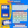 Torlam Spanish Learning Word Building Pocket Chart, Spanish Vocabulary Games