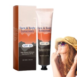 Sunscreen Spf 50,Moisturizing Sunscreen,Natural Sunscr-een,Face & Body Sun Cream,Factor 50 Sun Cream for Woman Man,Day Cr-eam Spf,Face Foundations,Waterproof Foundation,Su-nscreen for Oily Skin
