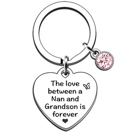 AMZQ Nan Gifts Nan Keyring Great Nan Gifts from Grandson Nan Birthday Gifts Christmas Keyring Present for nan Nanny Nana
