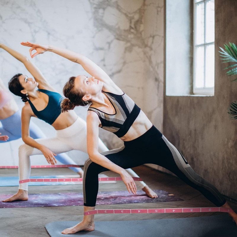 HUNKEN Yoga Stretching Strap, Multi-Loop Elastic Yoga Stretch Strap Flexible