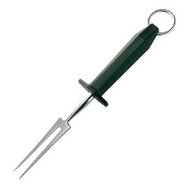 Hygiplas C423 Cooks Fork, 6" Prong, Nylon Handle, Black
