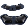 Zett BLMP122 Mask Pad for Baseball Catchers, Navy x Silver
