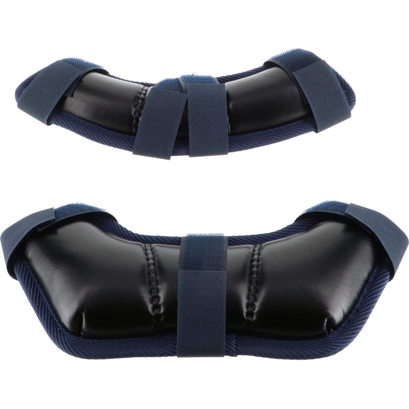 Zett BLMP122 Mask Pad for Baseball Catchers, Navy x Silver