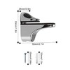 WJUAN 2 Pcs Adjustable Glass Shelf Bracket, for Wooden/Glass Shelf