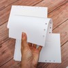 2 Set A5 Binder Dividers White Plastic Index Divider Blank