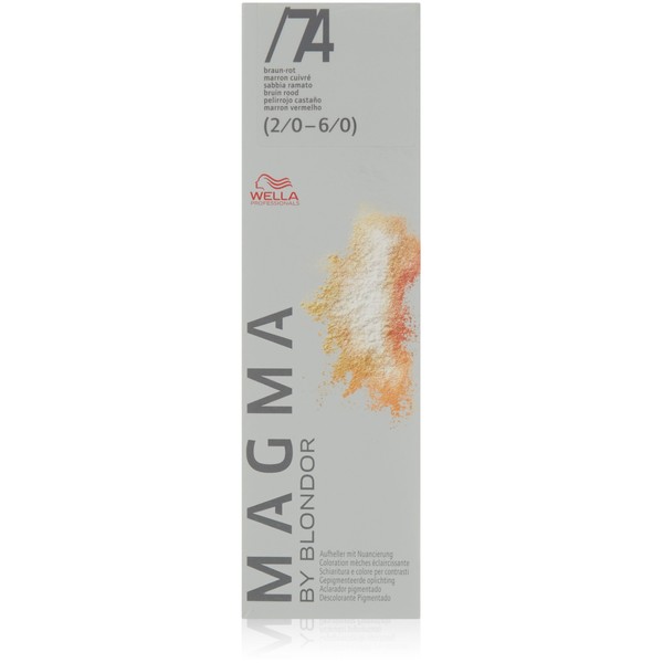 Wella Magma by Blondor/74 Brown/Red, 1 Pack (1 x 0.12 kg)