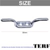 TERF® Heavy Duty Rope Cord Cleat Hooks 90mm [3.54''] Silver