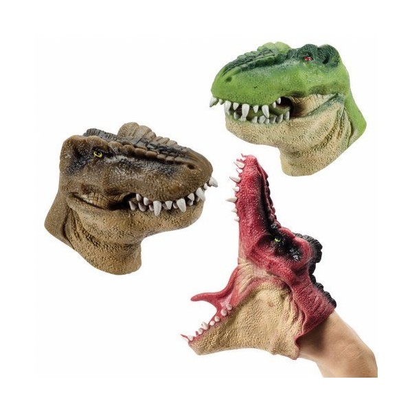 Schylling Dino Hand Puppets (Set of 3)