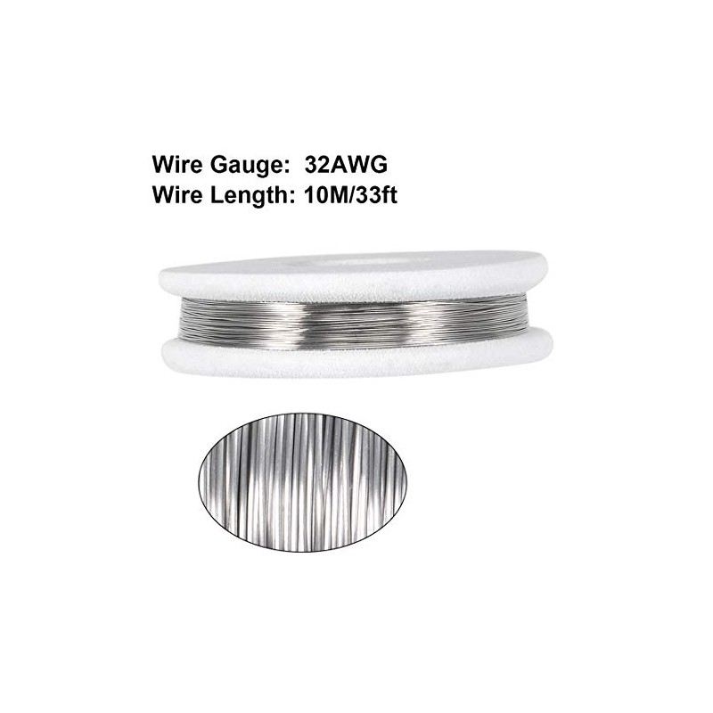 sourcing map 0.2mm 32AWG Heating Resistor Wire Wrapping Resistance Wires