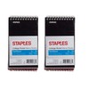 STAPLES Top Bound Memo Books, 3" x 5", 10/Pack (10