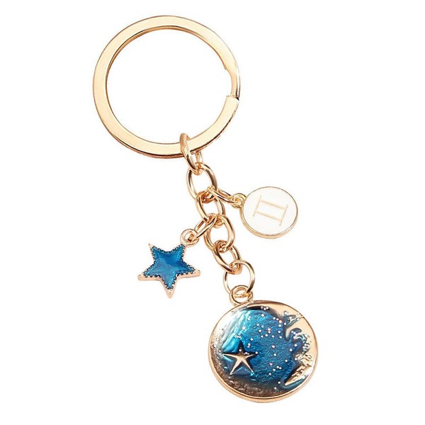 AMOR SPES Twelve Constellations Key Chain Key Ring 12 Constellation