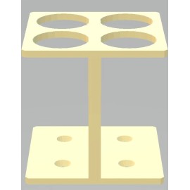 Rubidia Magnetic Beads Separator Separation Stand Rack 0.2/0.5/1.5/2/ - 5 ml 2x2 Tubes