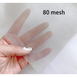 GSHUR 304 Stainless Steel Wire Mesh Stainless Steel Mesh 80 Mesh 30 x 120 cm Filter Sieve Leaf Filtration Cloth (80 Mesh, 30 x 120 cm)