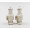 Fine Porcelain Pink Rose Salt & Pepper Shakers Set, 3-1/2"