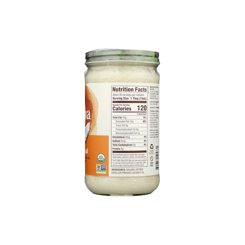 Nutiva - Aceite de coco refinado orgánico - 23 oz.