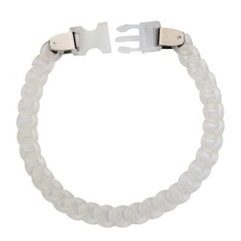 YERTTER Gothic Hip Hop Grunge Statement Transparent Acrylic Chunky Chain Buckle Neck Collar Jewelry Choker Bracelet for Men and Women (choker)