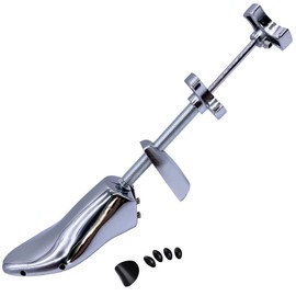 Professional Metal Shoe Stretcher Men USA Size 5-12 (EU 39-46) Flat Shoes Tree 2-Way Adjustable Wide Width Length Expander Double Shaft