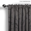 Elrene Home Fashions Mia Jacquard Scroll Blackout Window Curtain, 52"