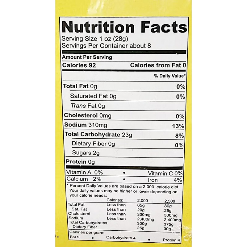 Prawn Flavored Chips, (Uncooked),8 oz, Pack of 2