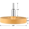 Tshya 3 Inch Drill Polishing Kit Buffer Grinding Attachment Car