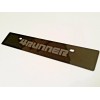 StreetRays [Originals] [SR] Black Front License Plate Delete FOR '4Runner'