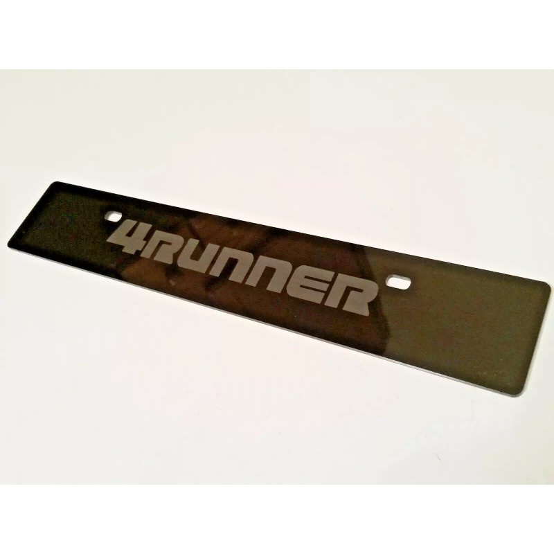 StreetRays [Originals] [SR] Black Front License Plate Delete FOR '4Runner'