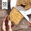 Fitbakes Keto Flaxseed Bread: 2G Carbs, High Protein