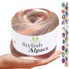 Stylish Alpaca Yarn - Soft Alpaca Wool Knitting Yarn -