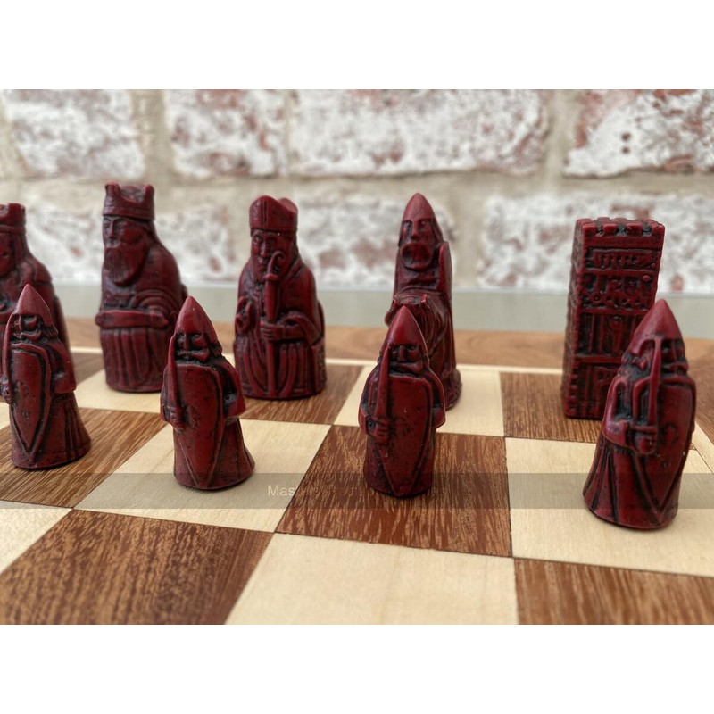 Mini Isle of Lewis Chess Set by Berkeley Chess with