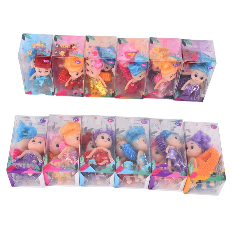 24pcs Mini Doll Children Kid Exquisite Unique Girl Doll with